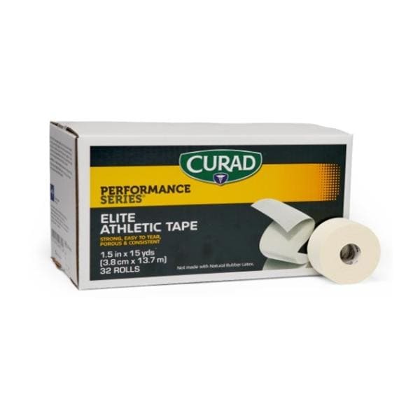 Athletic Tape 100% Cotton 1.5x15yd Off-White 32/Ca