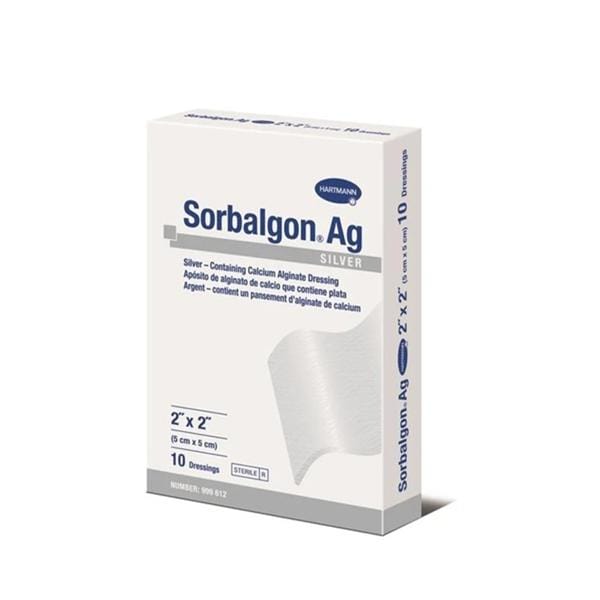Sorbalgon Ag Calcium Alginate/Silver Dressing 2x2