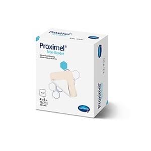 Proximel Silicone/Foam Non-Border Dressing 4x8" Sterile Rectangle Tan