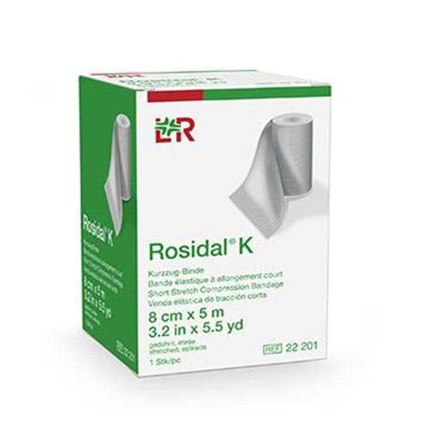 Rosidal K Short-Stretch Bandage 100% Cotton 3.2"x5.5yd Tan Ea