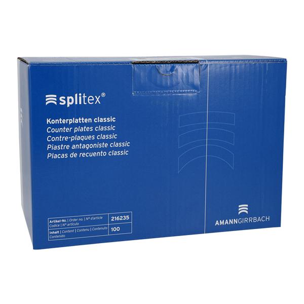 Splitex Counter Plate Classic 100/Pk
