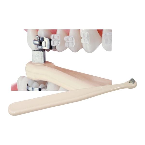 Falcon Orthodontic Instruments Bnd Pshr Bite Stick SE Plstc Hdl Mtl Serrd Tri Ea product image