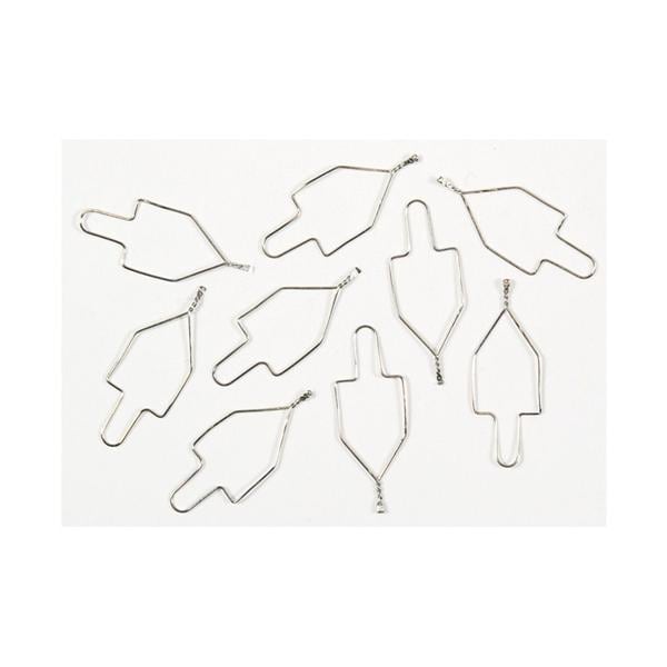 TruForce Ligature Ties 0.010 in Silver Stainless Steel 500/Pk