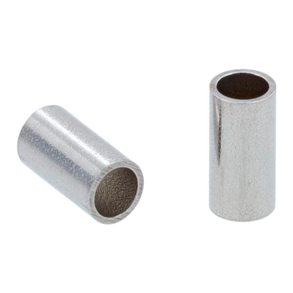 Crimpable Large Mini Stops Stainless Steel 25/Pk - Crimpable Large Mini Stops Stainless Steel 25/Pk - Image 1