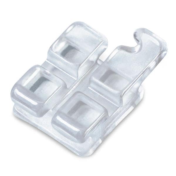 PURE Roth Orthodontic Ceramic Sapphire Bracket 0.022 in 1st LRB w/ Hk 10/Pk