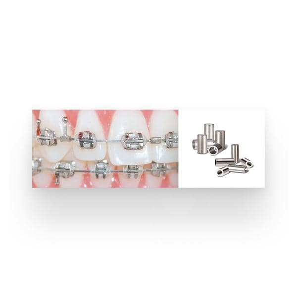 Ortho Technology Crimpable Small Mini Stops Stainless Steel 50/Pk