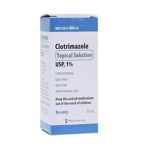 Clotrimazole Topical Solution 0.01 Bottle 30mL Each