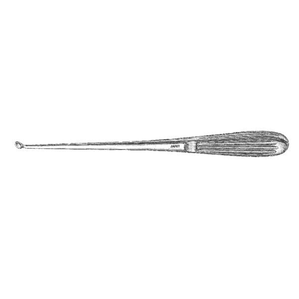 Fusion Spinal Curette 9" Stainless Steel Reusable Ea