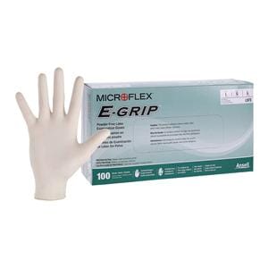 MICROFLEX E-Grip Exam Gloves Large Standard Natural Non-Sterile, 10 BX/CA