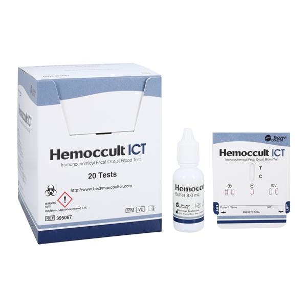 Hemoccult ICT iFOB Test Kit Card CLIA Waived 20/Bx