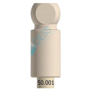 Scan Abutment Lab Body PEEK Plastic 3.5 Nobel Branemark Ea