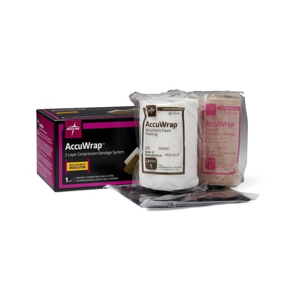 AccuWrap Compression System Bandage Foam 4" 8/Ca