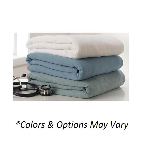 Soft-Fit Stretcher Sheet Blue 55% Cotton/45% Polyester 70x24x9"