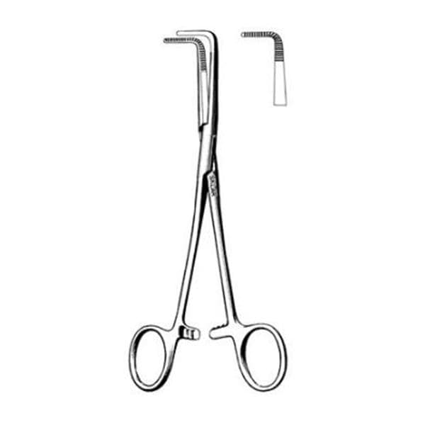 Sklarlite Mixter Hemostatic Forceps 90Deg Rt Ang 7-1/4" Stainless Steel Ea