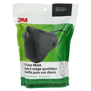 3M™ Daily General Use Non Medical Mask Adult None Gray 10/Pk