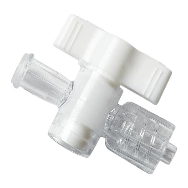 One-Way Valve Stopcock Male Luer Lock 50/Ca