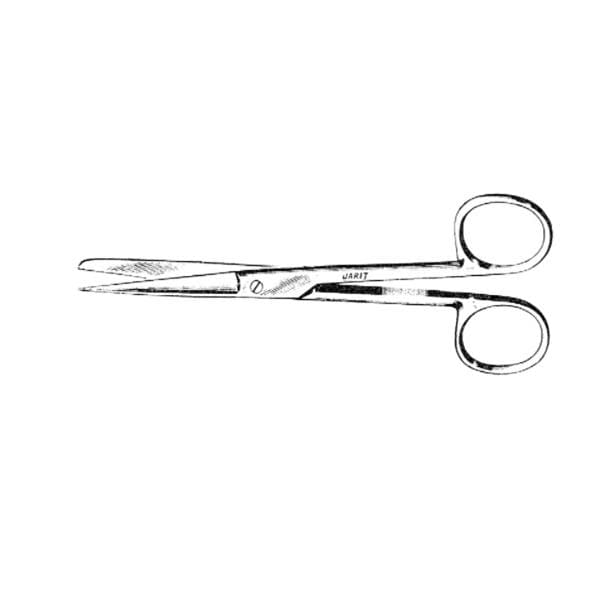 Operating Scissors Straight 4-3/4" Stainless Steel Non-Sterile Reusable Ea