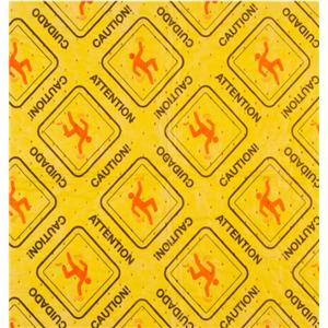 Hydrograbbber Absorbent Floor mat 32x24" Md Absorbancy/Fld Br Bckng/Ylw