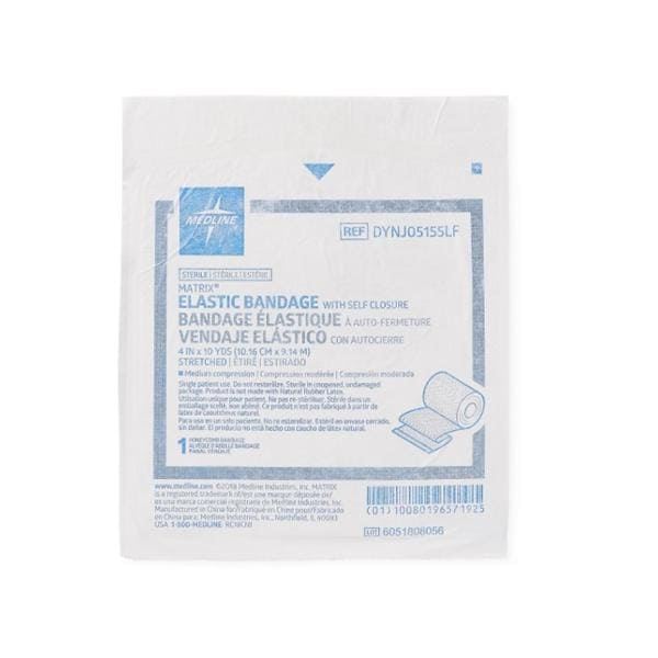 Matrix Elastic Bandage Cotton/Polyester 4"x10yd White/Beige Sterile 20/Ca