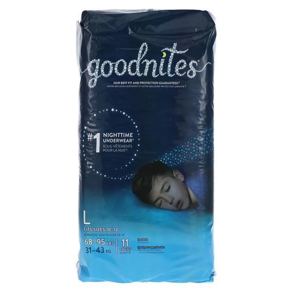 Huggies Goodnites Underwear Maximum Fragrance Free Marvel Large 68-95lbs 4x11/Ca