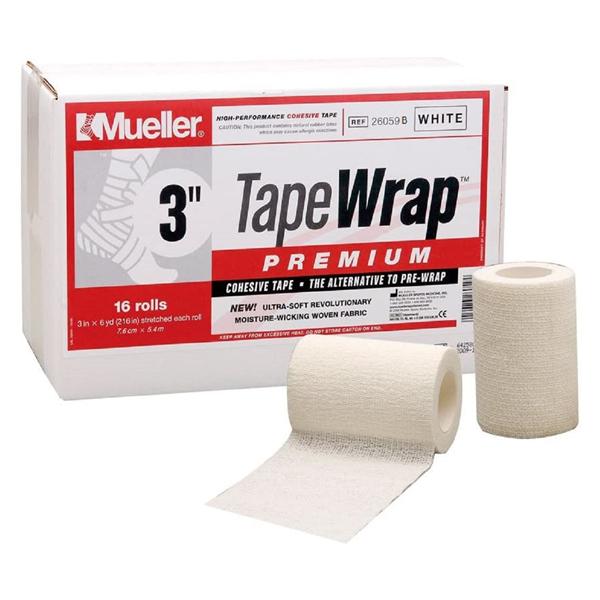 Tape Adhesive Coating 3"x6yds White 16/Ca