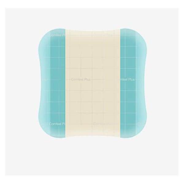 Comfeel Plus Hdrcld/CMC/Cal Alg Hydrocolloid Dressing 4x4 Strl Sq Trans/Blu