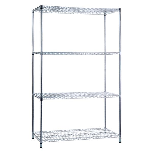 Shelving Unit Chrome Wire Ea