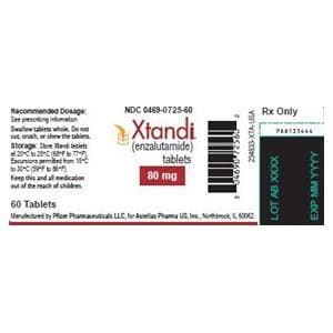 Xtandi Tablets 80mg Bottle 60/Bottle Each