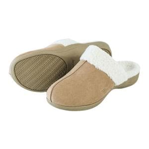 PowerStep Fusion Open Back Slippers Medium Taupe Womens 1/Pr