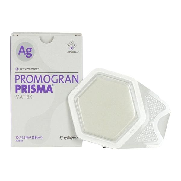 Promogran Prisma Collagen/ORC Silver Collagen Matrix 4.34 sq in Hexagon, 4 CR/CA
