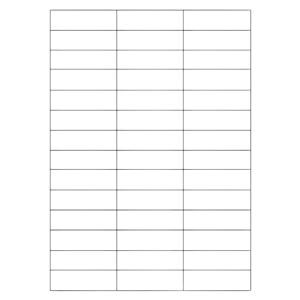 Chart Labels Laser Portrait White 0.625x0.75" 4 packs of 250 Sheets 1000/Ca