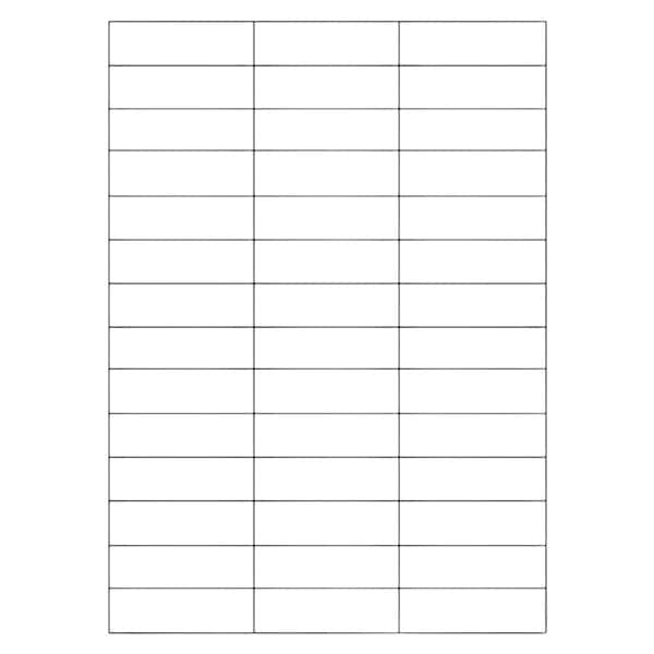 Chart Labels Laser Portrait White 0.625x0.75" 4 packs of 250 Sheets 1000/Ca