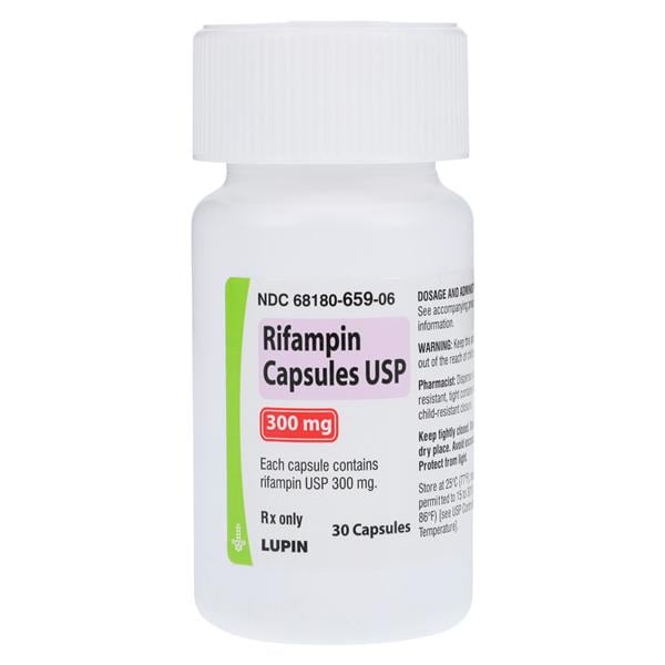 Rifampin Capsules 300mg Bottle 30/Bottle Each