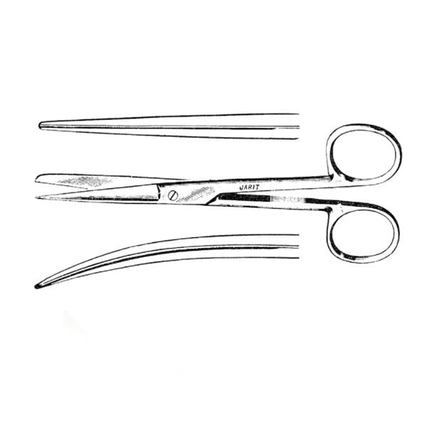 Operating Scissor Curved 5-5/8" Stainless Steel Reusable Ea