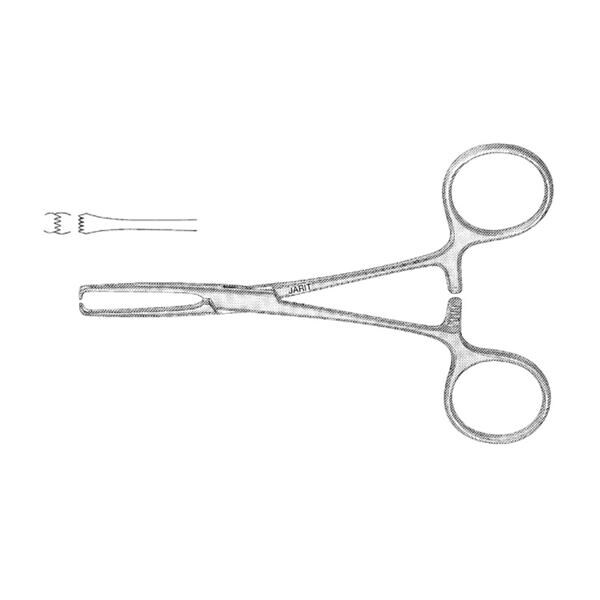 Allis Tissue Forcep Straight 5-1/8" Ea