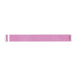 Short Stay Write-On Wristband Tyvek Pink Adult 1000/Bx