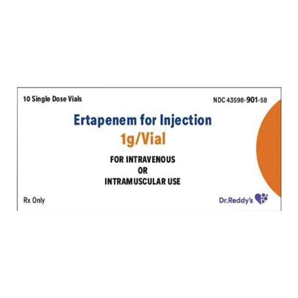 Ertapenem Sodium Injection 1gm/vl Powder SDV 10/Package