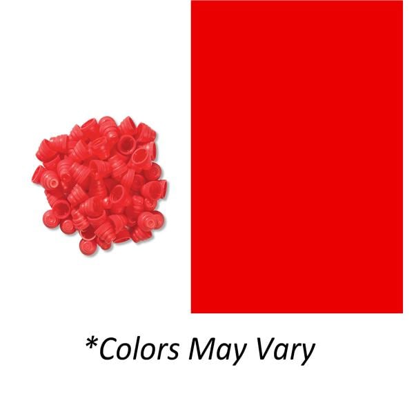 Test Tube Caps Polyethylene Red 1000/Pk