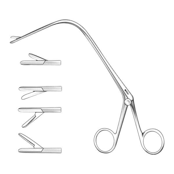 Jurasz Laryngeal Polyp Forceps 9" Non-Sterile Ea
