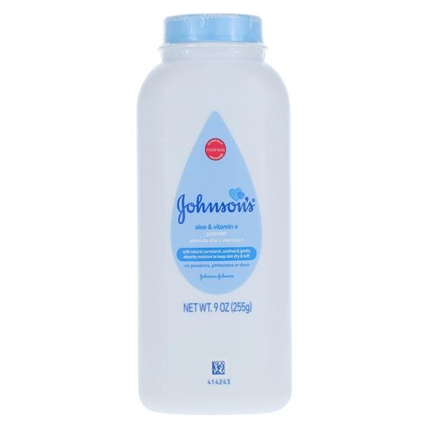 Johnson's Baby Powder Cornstarch/Aloe/Vitamin E Paraben Free 9oz/Bt
