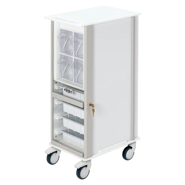 Insight Storage Cart 20.5x13x35.5" (4) 3" Caster/2 Locking/2 Swivel