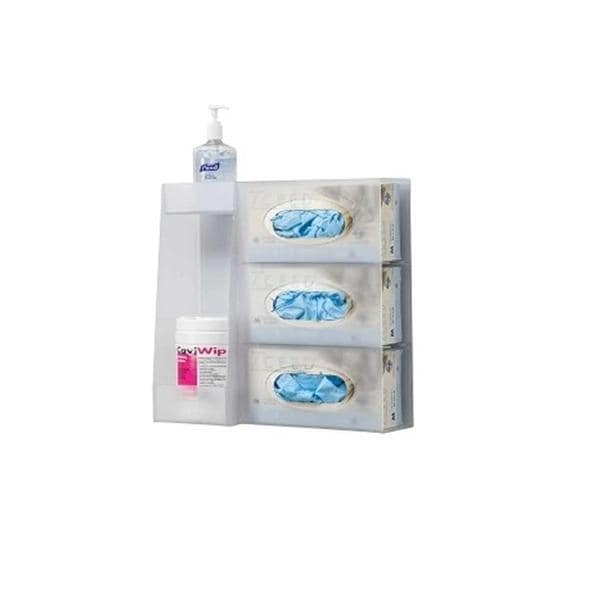 Disinfectant Station For 3 Boxes of Gloves/Wipes/Hand Sanitizer Ea