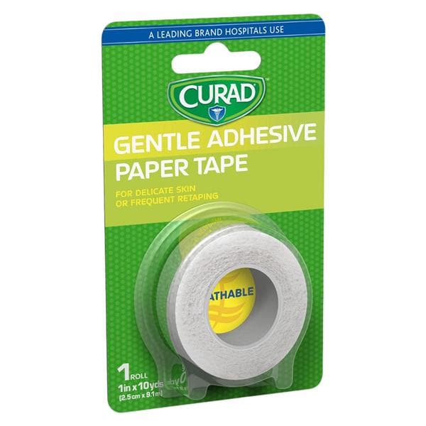 Curad Sensitive Skin Tape Paper 1"x10yds White 24/Ca