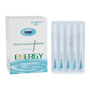 Energy Acupuncture Needle 0.25x25mm Needle Protection Sheath 100/Bx