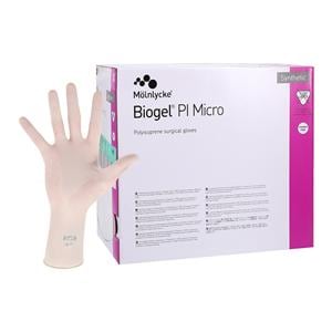 Biogel PI Micro Polyethylene Surgical Gloves 8.5 Straw 50/Bx, 4 BX/CA
