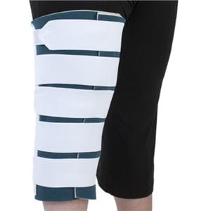 Cutaway Immobilizer Brace Knee Canvas/Foam 16" Left/Right