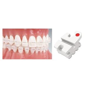 Reflections Roth Ceramic Bracket .022 U4/5 With Hook 10/Pk