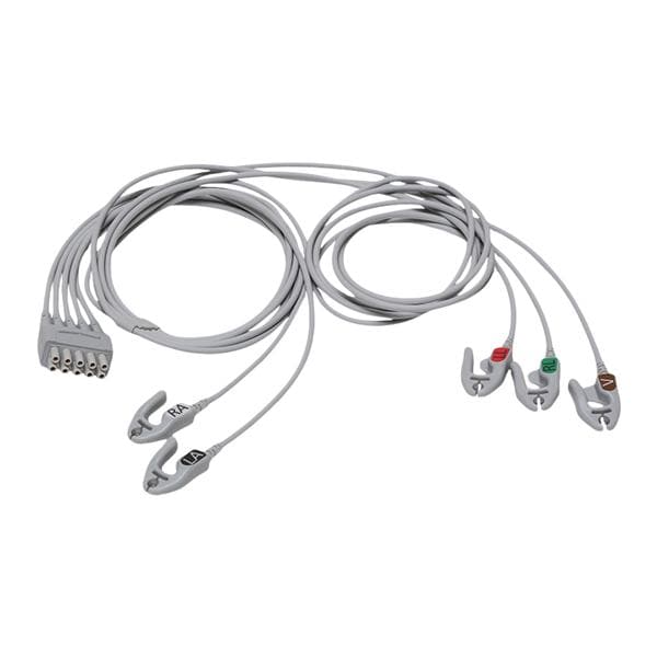 ECG Leadwire Set New Grabber 5 Lead Ea