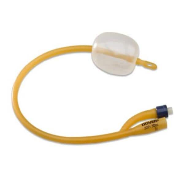 Dover 2-Way Foley Catheter Coude Tip Hydrogel Coated 22Fr 5cc