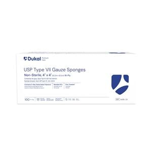 Cotton Gauze Type VII Dressing 4x4" 16 Ply Non-Sterile X-Ray Detectable, 20 BG/CA